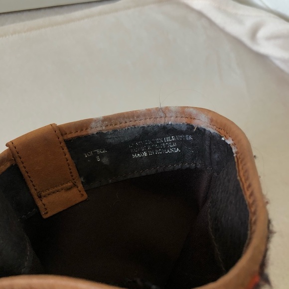 Steve Madden Tolteca Cognac Leather Mid-Calf Boots - Picture 5 of 6